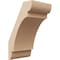 Ekena Millwork 5-inch W x 6-inch D x 10-inch H Olympic Rough Cedar Woodgrain TimberThane Knee Brace, Primed BRCUR05X06X10OLYRCPR - alternate 1